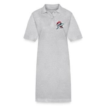 Hai Weihnachten Lustig Christmas - Stanley/Stella Frauen Bio-Polokleid PAIGER - Schwarz - Vorne