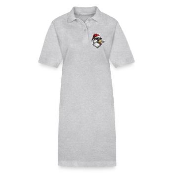 Duck Christmas Funny - Stanley/Stella PAIGER Organic Women’s Polo Dress - black - Front