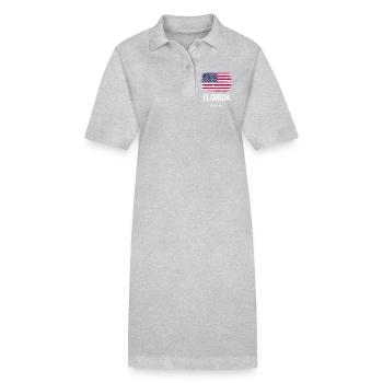 Florida - Stanley/Stella PAIGER Organic Women’s Polo Dress - black - Front
