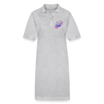 90s Girl - Stanley/Stella Frauen Bio-Polokleid PAIGER - Schwarz - Vorne