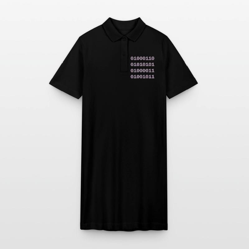 Binary Code Fuck Stanley/Stella PAIGER Organic Women’s Polo Dress