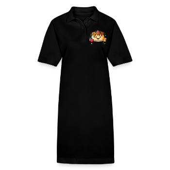 Delicious dessert design for connoisseurs - Stanley/Stella PAIGER Organic Women’s Polo Dress - black - Front