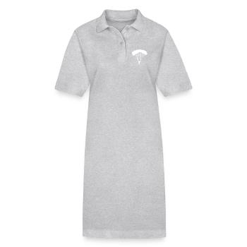 White parachute - Stanley/Stella PAIGER Organic Women’s Polo Dress - black - Front