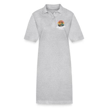 Lustiges Putzen Design - Stanley/Stella Frauen Bio-Polokleid PAIGER - Schwarz - Vorne