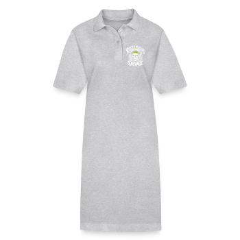 Restez Sauvage Toujours Skull - Stanley/Stella PAIGER Organic Women’s Polo Dress - black - Front