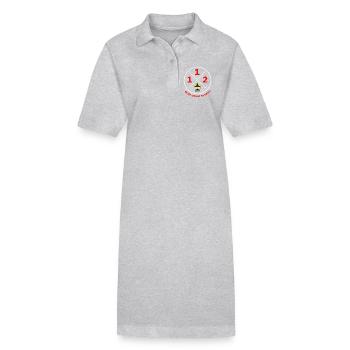 112-We are part of the district logo fire brigade - Stanley/Stella PAIGER Organic Women’s Polo Dress - black - Front