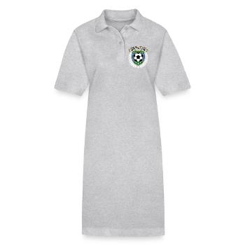 Kick Balls Club Football Crest - Stanley/Stella PAIGER Organic Women’s Polo Dress - black - Front