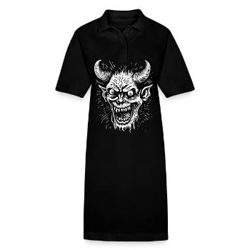 Freaking Weird - Stanley/Stella PAIGER Organic Women’s Polo Dress - black - Front
