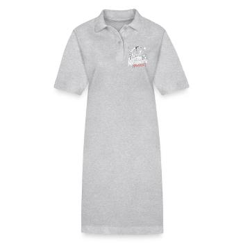 Gloomy Harvest Reaper - Stanley/Stella PAIGER Organic Women’s Polo Dress - black - Front