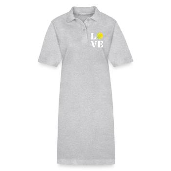 Tennis-Liebhaber - Stanley/Stella Frauen Bio-Polokleid PAIGER - Schwarz - Vorne