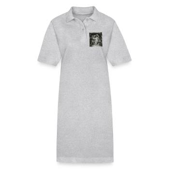 Zander Flashed - Stanley/Stella PAIGER Organic Women’s Polo Dress - black - Front