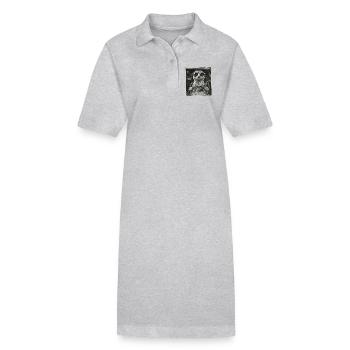 Meerkat Flashed - Stanley/Stella PAIGER Organic Women’s Polo Dress - black - Front