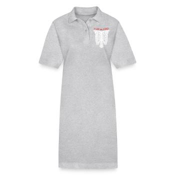 Punx not dead - Stanley/Stella Frauen Bio-Polokleid PAIGER - Schwarz - Vorne