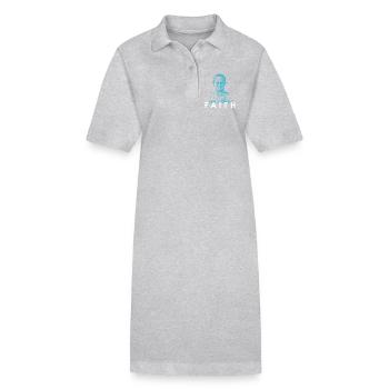 Marcus Aurelius Stoic Philosophy Faith Shirt - Stanley/Stella PAIGER Organic Women’s Polo Dress - black - Front