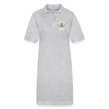 Lustiger Knochenbruch Humor – Ich habe mir einen Knochen gebrochen - Stanley/Stella Frauen Bio-Polokleid PAIGER - Schwarz - Vorne