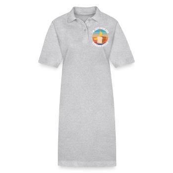 Bananenbrot Spruch Lustiges Bananenbrot Geschenk - Stanley/Stella Frauen Bio-Polokleid PAIGER - Schwarz - Vorne