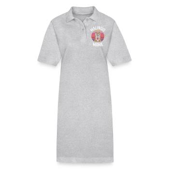 Belgian Shepherd Saying Malinois Gift - Stanley/Stella PAIGER Organic Women’s Polo Dress - black - Front