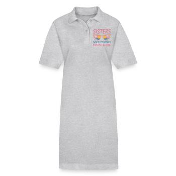 Kreuzfahrt Spruch Reise Schiffskreuzfahrt Geschenk - Stanley/Stella Frauen Bio-Polokleid PAIGER - Schwarz - Vorne