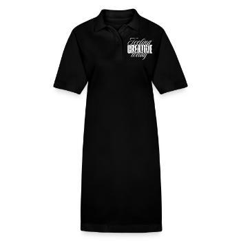 Feeling creative today - Stanley/Stella Frauen Bio-Polokleid PAIGER - Schwarz - Vorne