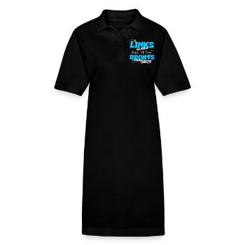 Left-handed, Spelling - Stanley/Stella PAIGER Organic Women’s Polo Dress - black - Front