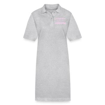 désormais appelez moi maman - Robe polo bio PAIGER Stanley/Stella Femme - noir - Devant