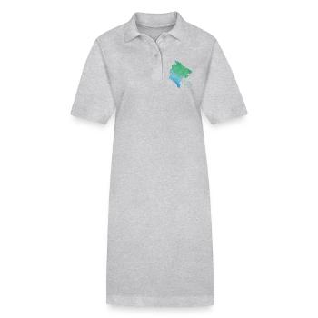 montenegro - Stanley/Stella PAIGER Organic Women’s Polo Dress - black - Front