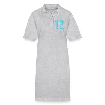 12- - Stanley/Stella Frauen Bio-Polokleid PAIGER - Schwarz - Vorne