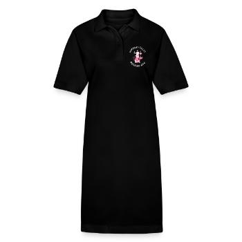Humaning Failed – Mermaid Now Spruch - Stanley/Stella Frauen Bio-Polokleid PAIGER - Schwarz - Vorne