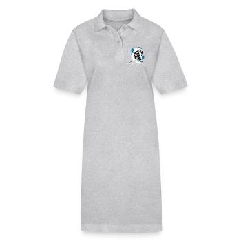eishockey hockeyspieler puck angriff eisbären haie - Stanley/Stella Frauen Bio-Polokleid PAIGER - Schwarz - Vorne
