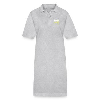 Born ready - Stanley/Stella Frauen Bio-Polokleid PAIGER - Schwarz - Vorne