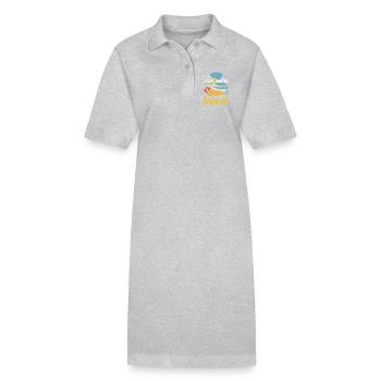 Été de surf à Hawaï - Robe polo bio PAIGER Stanley/Stella Femme - noir - Devant