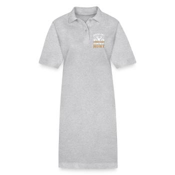 Chasseurs - Robe polo bio PAIGER Stanley/Stella Femme - noir - Devant