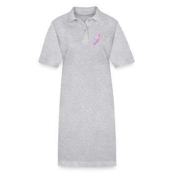 Pole Dance Fitness Couleur Splash Pole Dance - Robe polo bio PAIGER Stanley/Stella Femme - noir - Devant