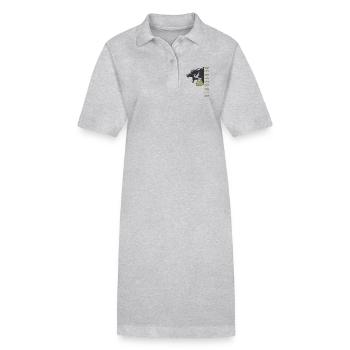 Norse Paganism Wikinger Berserkir Bär Wotansknoten - Stanley/Stella Frauen Bio-Polokleid PAIGER - Schwarz - Vorne