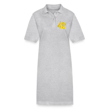42 ans de Lustig Käse - Robe polo bio PAIGER Stanley/Stella Femme - noir - Devant