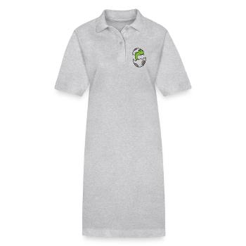 Baby Schlange Kleinkind Motiv - Stanley/Stella Frauen Bio-Polokleid PAIGER - Schwarz - Vorne