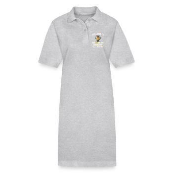 Humorvolles Trink-Design für Geburtstagsfans 60 - Stanley/Stella Frauen Bio-Polokleid PAIGER - Schwarz - Vorne