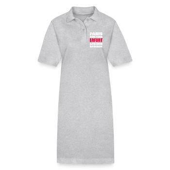 Erfurt Stadt  - Stanley/Stella Frauen Bio-Polokleid PAIGER - Schwarz - Vorne
