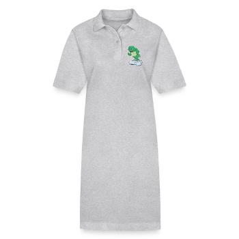 Patins à glace tortue - Robe polo bio PAIGER Stanley/Stella Femme - noir - Devant