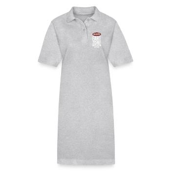 Achtung Furzzone Betreten auf eigene Gefahr - Stanley/Stella Frauen Bio-Polokleid PAIGER - Schwarz - Vorne
