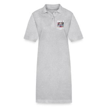 Stylish Girls' Trip 2027 Airplane - Stanley/Stella PAIGER Organic Women’s Polo Dress - black - Front