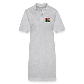 Chemise de paix pour les vrais frissons - Robe polo bio PAIGER Stanley/Stella Femme - noir - Devant