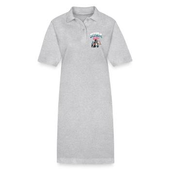 Scuba Girl Taucherin Design - Stanley/Stella Frauen Bio-Polokleid PAIGER - Schwarz - Vorne