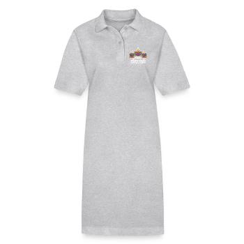 Joyeuse fête des lumières de Diwali - Robe polo bio PAIGER Stanley/Stella Femme - noir - Devant