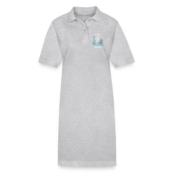 DLC Unlocked: Deep Sea Edition | Jellyfish - Stanley/Stella PAIGER Organic Women’s Polo Dress - black - Front