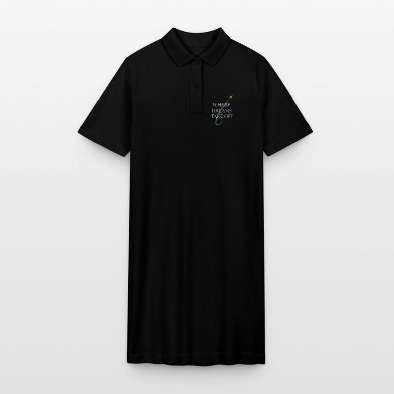 Flight Instructor Cfi Pilot Aviation Instructor Stanley/Stella PAIGER Organic Women’s Polo Dress