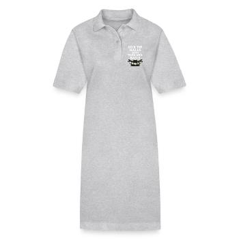 Décorez les salles avec des normales et des balles de golf de Noël - Robe polo bio PAIGER Stanley/Stella Femme - noir - Devant