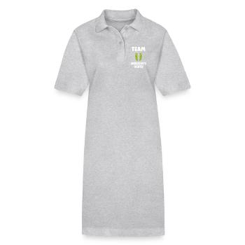 French bean - Stanley/Stella PAIGER Organic Women’s Polo Dress - black - Front