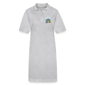 Je soutiens le bootleg inportable du sport féminin - Robe polo bio PAIGER Stanley/Stella Femme - noir - Devant