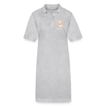 Offizielles Schlafshirt Schlafen Schaf - Stanley/Stella Frauen Bio-Polokleid PAIGER -  - Vorne
